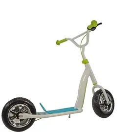 Best Sporting Kinderscooter mit Ballonreifen 10 Zoll und Trommelbremse, weiß