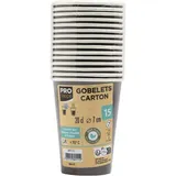 ProNappe Einweg-Kaffeebecher 200 ml 15 St. Schwarz