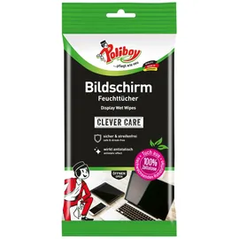 polyboy Bildschirmreiniger Feuchttücher 30 St.