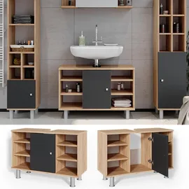 Vicco Waschbeckenunterschrank Fynn, 80 x 54 cm,