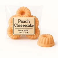 Duftmelt Peachy Cheesecake | 5er Set - Duftwachs | Duftkerzen