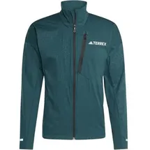 adidas Herren Funktionsjacke Terrex Xperior Cross-Country Ski Softshell, Größe L in Grün AURIVY