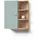livinity Badschrank, Fucino, Grün, 47.2 x 59.2 cm