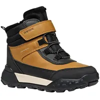 Geox J TREKKYUP Boy B ABX Ankle Boot, DK Yellow/Black, 36 EU