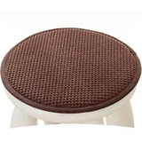 adadvo Sitzkissen Rund, Weiche rutschfeste Sitzauflage, Stuhlkissen für Meisten Stühle, Rund Stuhlhocker, Kissen für Garten, Büro, Schule, Terrasse, Bistro(U4,45cm)