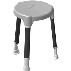 Dietz TAYO SilverLine - Duschhocker - rund