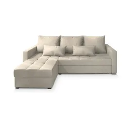 masseno Ecksofa Kos ¦ creme ¦ Maße (cm): B: 220 H: 85