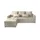 masseno Ecksofa Kos ¦ creme ¦ Maße (cm): B: 220 H: 85