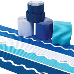 Wellpappe Bordüren Rollen in Winterfarben (pro Set 4) Bastelmaterial
