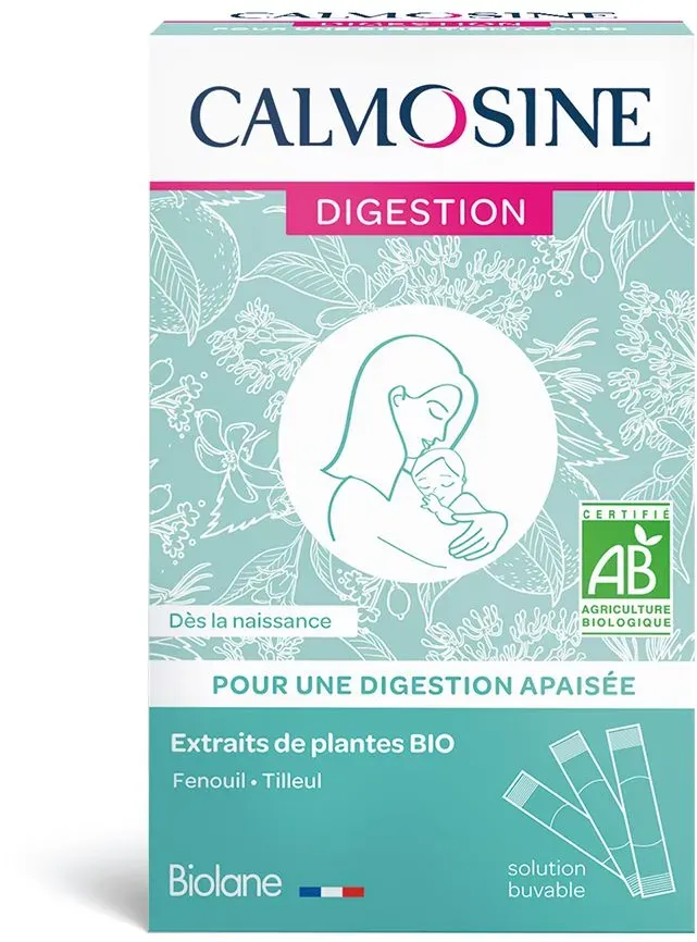 Calmosine - Digestion Bio - Boisson Apaisante - Inconfort Digestif - 12 dosettes 12 pc(s) sachet(s)