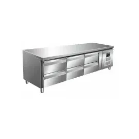 Saro UGN 3160 TN Unterbaukühltisch 3x2 Schubladen