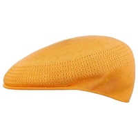 Kangol Flat Cap (1-St) Schiebermütze mit Schirm gelb XL (60-61 cm)Hutshopping