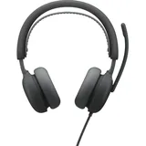 Logitech Zone Wired 2 for Business Grafit, Kabelgebundenes USB-Headset mit adaptiver Hybrid-ANC, Mikrofon mit Geräuschunterdrückung, Microsoft Teams zertifiziert