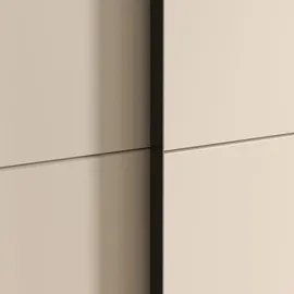 Forte Schwebetürenschrank NARAGO 270,3 x 210,5 x 61,2 cm Beige