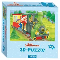 Trötsch Verlag Trötsch Unser Sandmännchen 3D Puzzle Eisenbahn