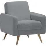 exxpo - sofa fashion Sessel »Samso, Loungesessel«, elegant und bequem, aktueller Cord Bezug