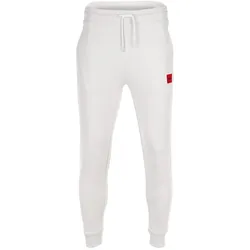 HUGO Herren Hose lang - Doak212, Jogginghose, Logo, Baumwolle Natur 2XL