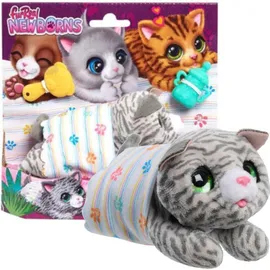 Just Play furReal Newborns Kätzchen 30 cm Grau