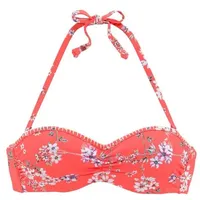 SUNSEEKER Bügel-Bandeau-Bikini-Top Damen Orange/Mehrfarbig 42 Cup E