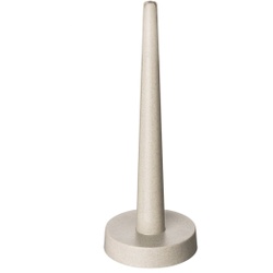 Koziol Ersatzrollenhalter RIO, recyceltes Material, Umweltfreundlicher WC Rollenhalter für Platz bis zu 3 Rollen, Farbe: beige