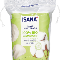 ISANA Bio Maxi Wattepads - 35.0 Stück