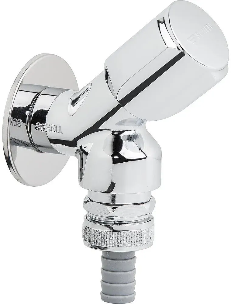 Schell Geräteventil 1/2''chrom mit RV u. Rohrbelüfter DIN-DVGW