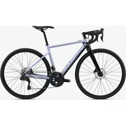 E-Bike Rennrad Shimano E-EDR AF 105 Di2 2×12S lila malvenfarben|SCHWARZ M