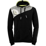 Kempa Core 2.0 Hoodie, schwarz/Dark grau Melange, 116