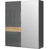 PLACES OF STYLE Schwebetürenschrank »Onyx«, Spiegelschrank hochwertig UV lackiert, Soft-Close-Funktion