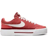 Nike Court Legacy Lift Sneaker Damen in adobe-white-team red-dragon red, Größe 40 - rot
