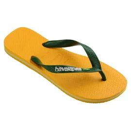 havaianas Brasil Logo Gelb 39