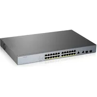 ZyXEL GS1350-26HP Gigabit Smart Switch, 24x RJ-45, 2x RJ-45/SFP, PoLRE/PoE+