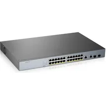 ZyXEL GS1350-26HP Gigabit Smart Switch, 24x RJ-45, 2x RJ-45/SFP, PoLRE/PoE+