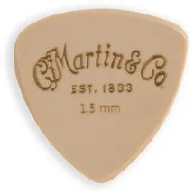 Martin Luxus-Plektrum von Martin, Contour, 1,5 mm, beige, asymmetrisches Design (18A0118)