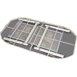 Bo-Camp Campingtisch Oval grau