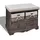 vidaXL Sitzbank Truhenbank Braun 62 x 33 x 42 cm