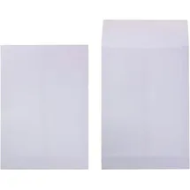 Viking Faltenversandtaschen B4 150 g/m2 Weiß Ohne Fenster Abziehstreifen 100 Stück
