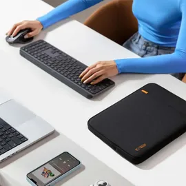 TECH-PROTECT Universal Laptoptasche bis zu 11-13 Zoll - Schwarz