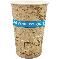 VEPATIM 200x Kaffeebecher Coffee ToGo COFFEE DREAMS 300 ml hoch und schmal