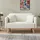 [en.casa] Couch Cord 2-Sitzer Beige