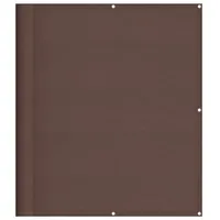 VidaXL Balkon-Sichtschutz Braun 120x700 cm 100 % Polyester-Oxford