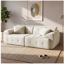 COMHOMA Ecksofa, 245 x 60 x 40 cm, Modulares Sofa mit Schlaffunktion, Schlafsofa, L Form Couch für Wohnzimmer, vakuumverpackt, Flexibel kombinierbar - grau