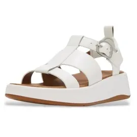 FitFlop F-MODE LEATHER FLATFORM Fisherman Damen Urban White 39