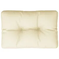 VidaXL Palettenkissen Creme 50x40x12 cm Stoff