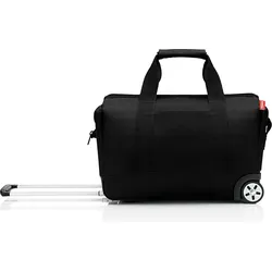 Allrounder Trolley Tasche schwarz auf Rollen