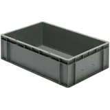 La-Ka-Pe Transportstapelbehälter L600xB400xH175mm grau PP Seitenwände geschl.LA-KA-PE