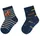 Sterntaler ABS Socken 2er-Pack Bagger + Autos in marineblau | Gr.: 18