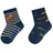 Sterntaler ABS Socken 2er-Pack Bagger + Autos in marineblau | Gr.: 18