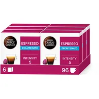 NESCAFÉ Dolce Gusto Espresso Decaffeinato 6 Packungen 16 Kapseln (96 Kapsel)