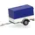 HERPA PKW Planenanhänger 1:87 Blau/Weiß 051576-006